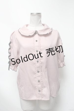 画像: MA*RS / フリル襟ブラウス  ピンク S-25-03-13-039-EL-BL-AS-ZS