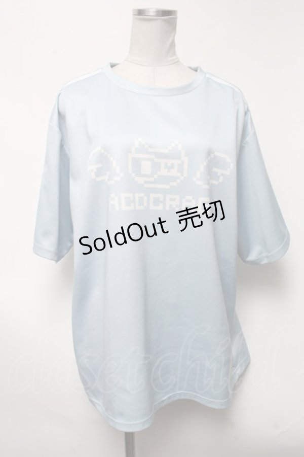 画像1: ACDC RAG / ドットネコ T  サックス S-25-03-13-041-PU-TS-HR-ZS (1)