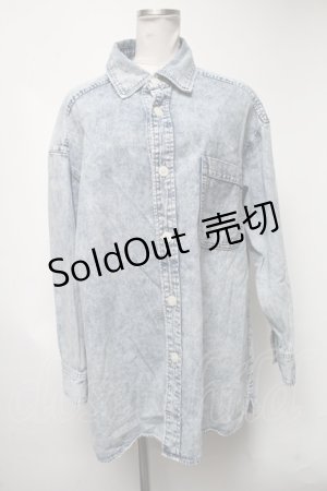 画像: TRAVAS TOKYO / 悪魔クマデニムジャケット  ブルー S-25-03-13-042-PU-JA-HR-ZS