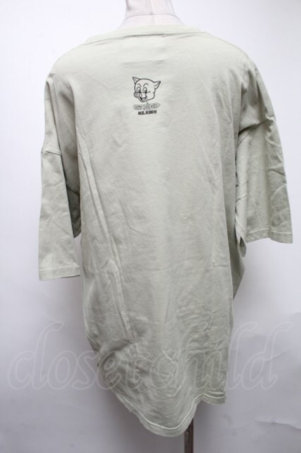 画像2: MILKBOY / GREED TEE  グリーン S-25-03-15-045-MB-TO-AS-ZT321 (2)