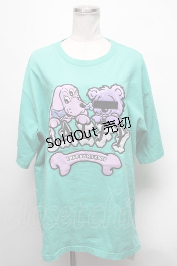 画像1: LAND by MILKBOY / GALFYコラボ仲良しTEE  グリーン S-25-03-15-047-MB-TO-AS-ZT321 (1)
