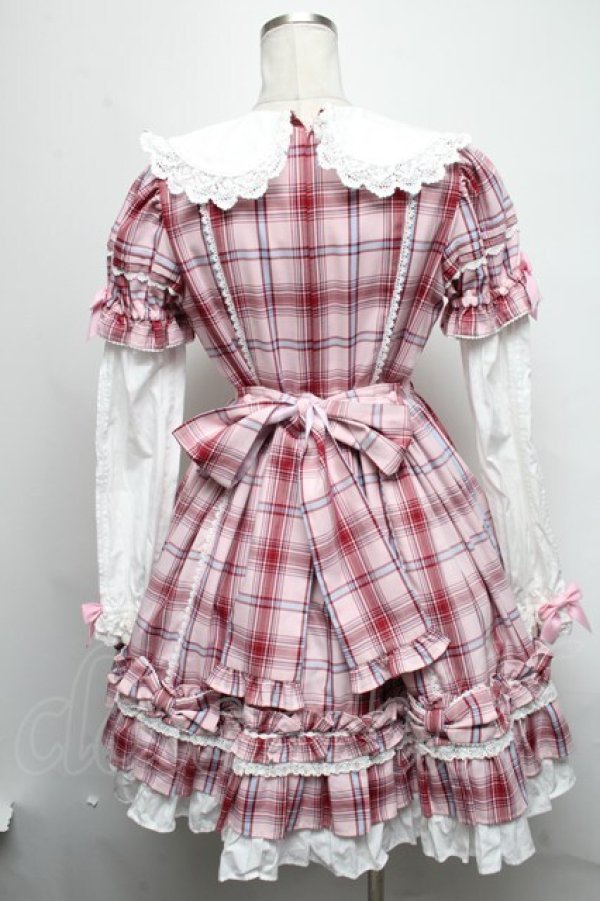 画像2: Angelic Pretty / Dolly Girl付け袖ワンピース  ピンク S-25-03-15-078-AP-OP-AS-ZS (2)