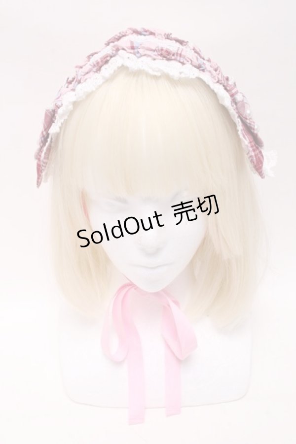 画像2: Angelic Pretty / Dolly Girlヘッドドレス  ピンク S-25-03-15-011-AP-AC-AS-ZS (2)