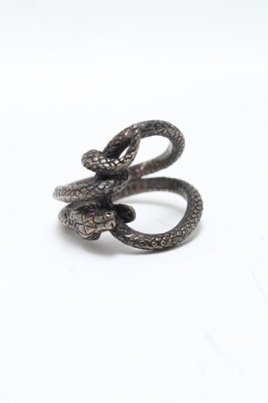 画像: BLACK BOOTS / SNAKE LINK リング 8 シルバー S-25-03-15-002-PU-AC-AS-ZS