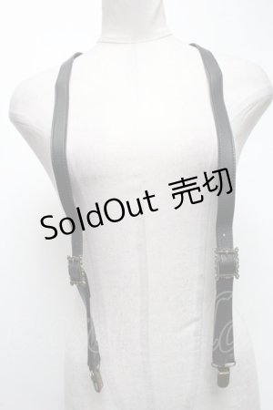 画像: axes femme / 額縁バックルサスペンダー   S-25-03-15-022-AX-BL-HR-ZS