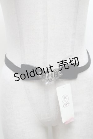 画像: axes femme / リボンデザイン細ゴムベルト   S-25-03-15-023-AX-ZA-HR-ZS