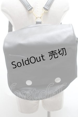 画像: Rydia / コビニャーリュック  黒 S-25-03-15-033-PU-BG-HR-ZS