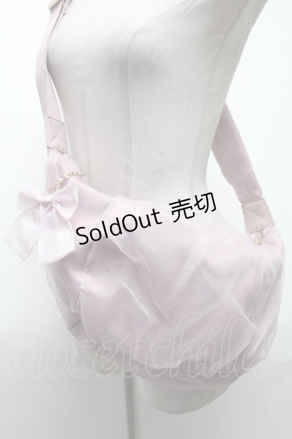 画像1: m petit by misako / AMチュールリボンショルダーバッグ  ピンク S-25-03-15-035-LO-AC-HR-ZT088 (1)