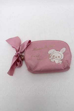 画像: Maison de FLEUR / コリラックマ ティッシュケース  ピンク S-25-03-17-001-LO-ZA-AS-ZT171