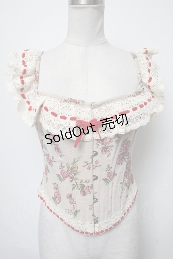 画像1: LACEMADE / ロージークリスマスコルセット  オフ S-25-03-17-020-LO-ZA-AS-ZS (1)