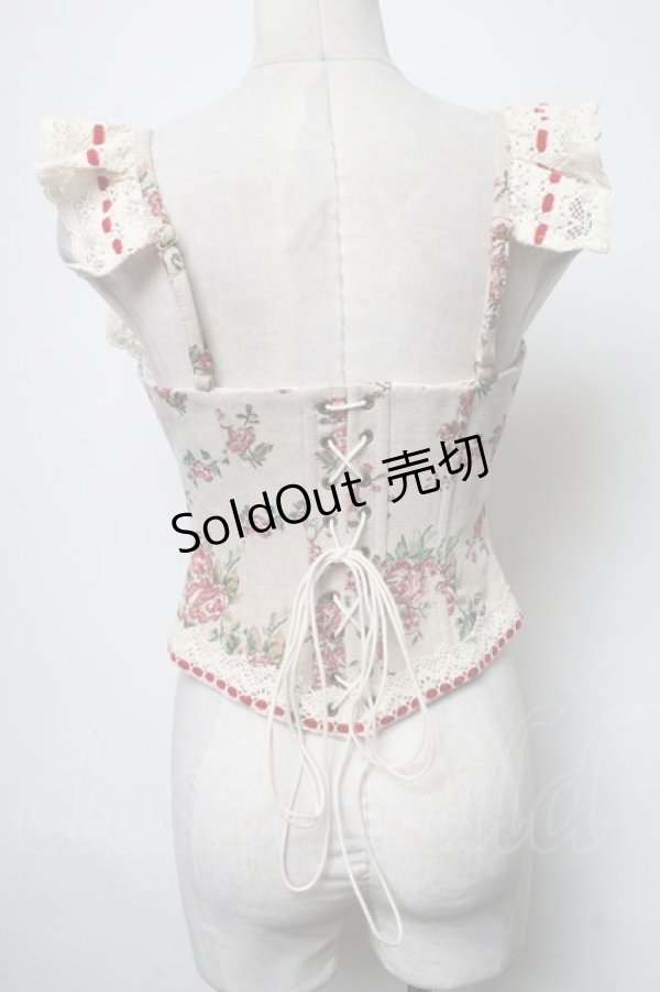 画像2: LACEMADE / ロージークリスマスコルセット  オフ S-25-03-17-020-LO-ZA-AS-ZS (2)