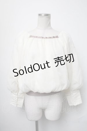 画像: Maison de FLEUR　Petite Robe / チュールトップス  オフ S-25-03-17-027-LO-TO-AS-ZS