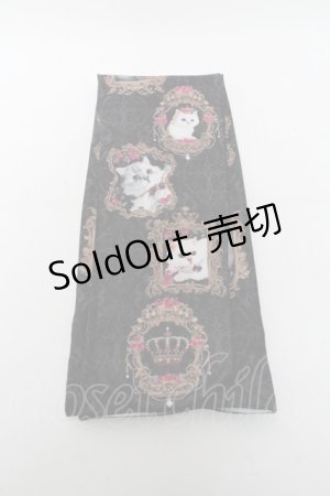 画像: Enchantlic Enchantilly / 猫の王女達の肖像画 オーバーニーソックス  黒 S-25-03-17-004-LO-ZA-HR-ZS