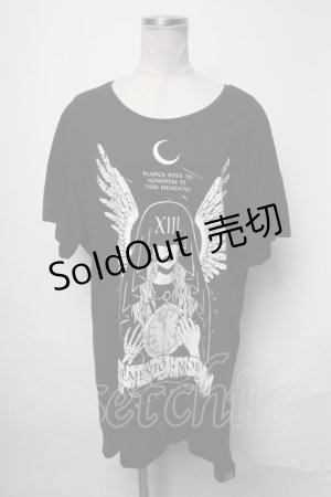 画像: KILL STAR / プリントカットソー  黒 S-25-03-17-040-SL-TO-AS-ZS
