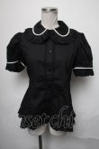 画像1: Angelic Pretty / ドーナツレースブラウス  黒 S-25-03-17-042-AP-BL-HR-ZS (1)