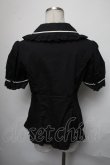 画像2: Angelic Pretty / ドーナツレースブラウス  黒 S-25-03-17-042-AP-BL-HR-ZS (2)