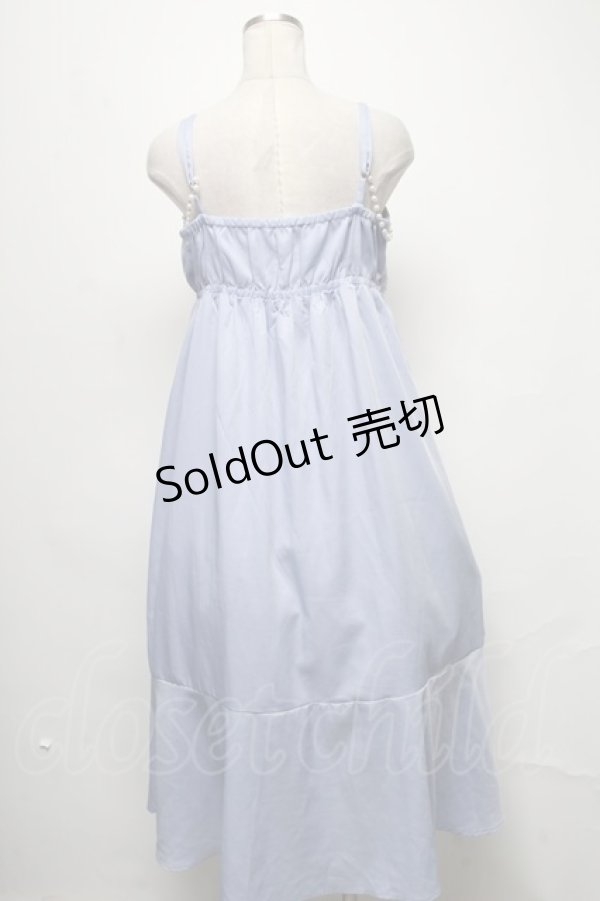 画像2: axes femme / ビッグレースリボンキャミワンピース  ラベンダー S-25-03-20-062-AX-OP-HR-ZI (2)