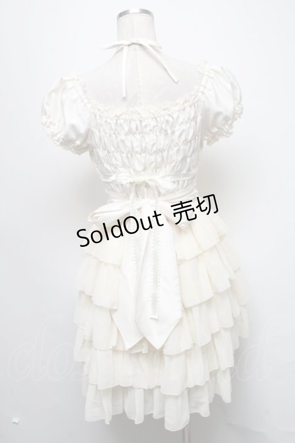 画像2: Pina sweetcollection / シフォンフリルワンピース  キナリ S-25-03-20-067-LO-OP-HR-ZS (2)