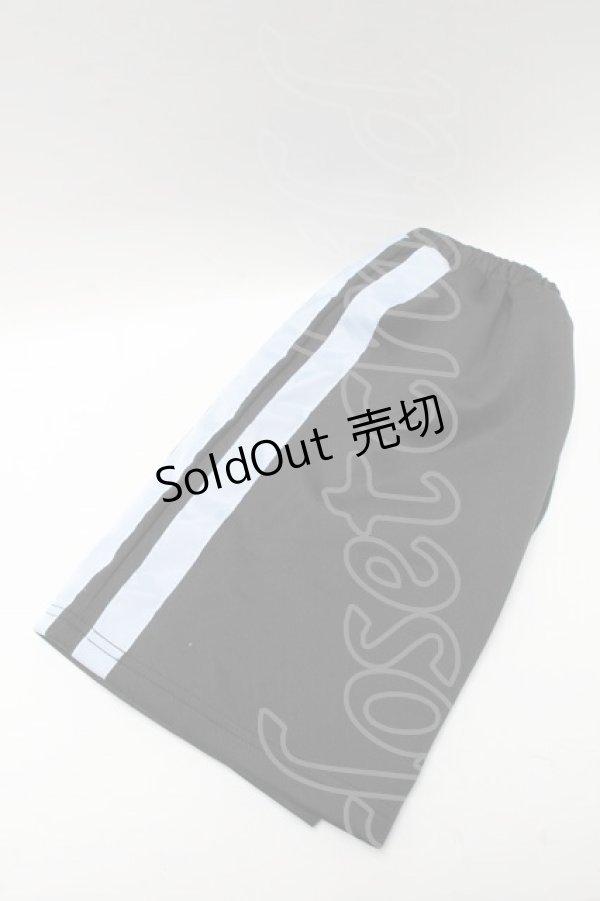 画像2: ACDC RAG / 安心ジャージレッグウォーマー  黒ｘサックス S-25-03-20-008-PU-ZA-HR-ZS (2)