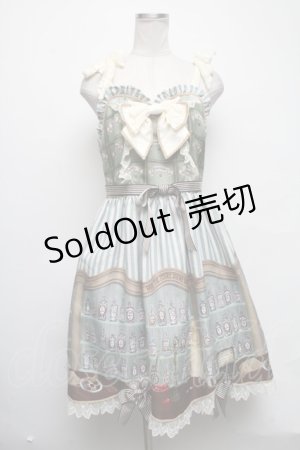 画像: BABY,THE STARS SHINE BRIGHT / フローレンスのお薬箱柄 Louisa ジャンパースカート  若草 S-25-03-22-064-BA-OP-AS-ZS