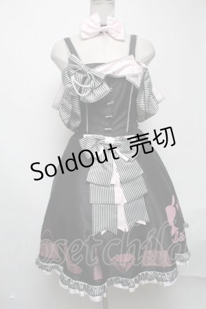 画像: metamorphose / Barbie リボンドレスセット  黒ｘピンク S-25-03-22-071-ME-OP-AS-ZS