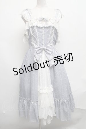 画像: LOLITAその他(お買取対象外) / パールチェーン&シフォンジャンパースカート  サックス S-25-03-22-075-LO-OP-HR-ZS