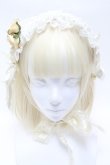 画像2: ALICE and the PIRATES / HAT エアリーローズヘッドドレス  オフ S-25-03-22-008-PA-AC-ET-ZS (2)