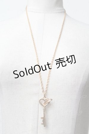 画像: MILK / KEYハートネックレス   S-25-03-22-014-ML-AC-HR-ZS