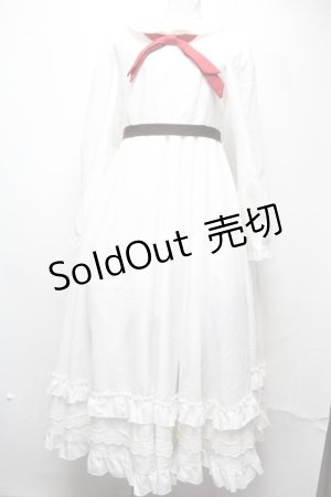 画像: Favorite / レース長袖ワンピース  白 S-25-03-22-041-LO-OP-HR-ZS
