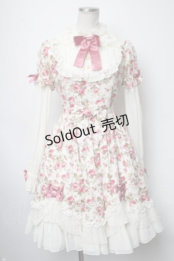 画像1: Angelic Pretty / Labyrinth of Roseワンピース  アイボリー S-25-03-23-1053-AP-OP-HR-ZS (1)