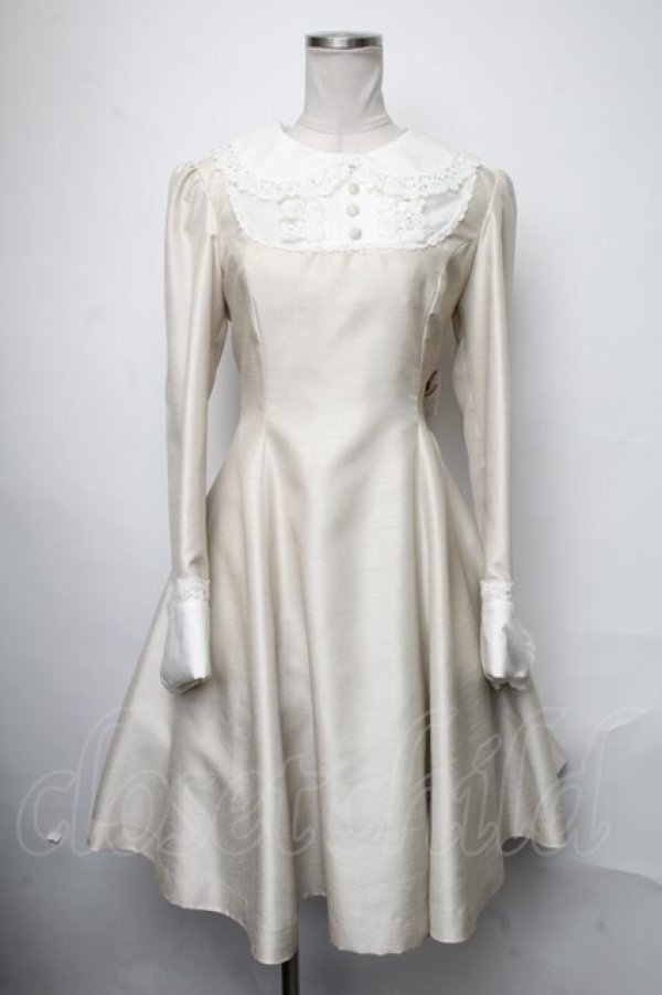 画像1: Juliette et Justine / Robe de la papillote poupee ローブ ドゥ ラ パピヨット プーペ  キナリ S-25-03-23-1055-CL-OP-AS-ZS (1)