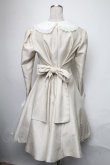 画像2: Juliette et Justine / Robe de la papillote poupee ローブ ドゥ ラ パピヨット プーペ  キナリ S-25-03-23-1055-CL-OP-AS-ZS (2)