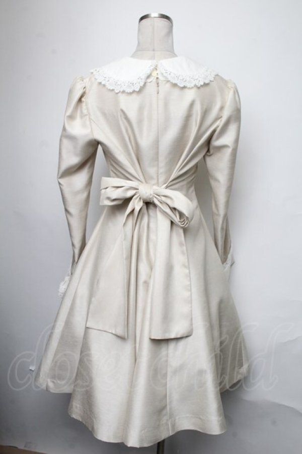 画像2: Juliette et Justine / Robe de la papillote poupee ローブ ドゥ ラ パピヨット プーペ  キナリ S-25-03-23-1055-CL-OP-AS-ZS (2)
