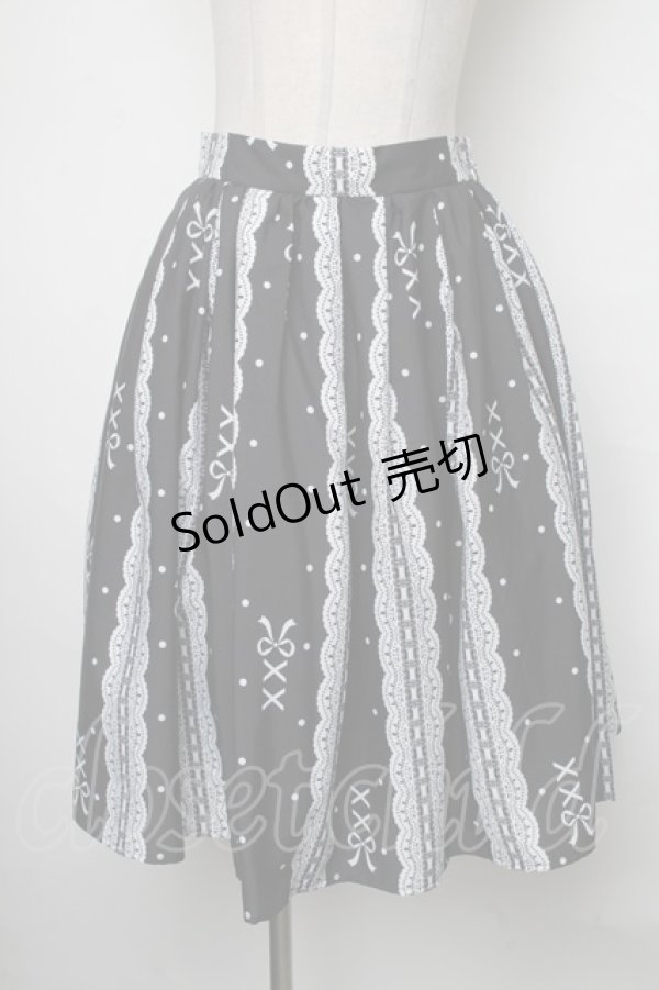 画像1: axes femme Kawaii / 2023年福袋スカート  黒 S-25-03-23-1073-AX-SK-HR-ZT216 (1)