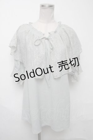 画像: axes femme / レース襟トップス  ミント S-25-03-23-1021-AX-BL-HR-ZS