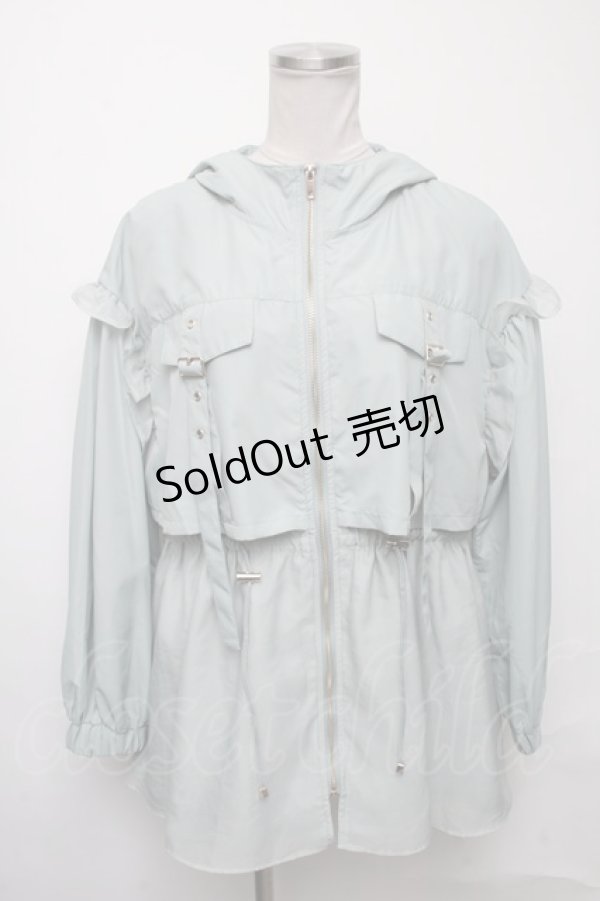 画像1: axes femme POETIQUE / ミリタリーフーディーブルゾン  ミント S-25-03-23-1022-AX-TO-HR-ZS (1)