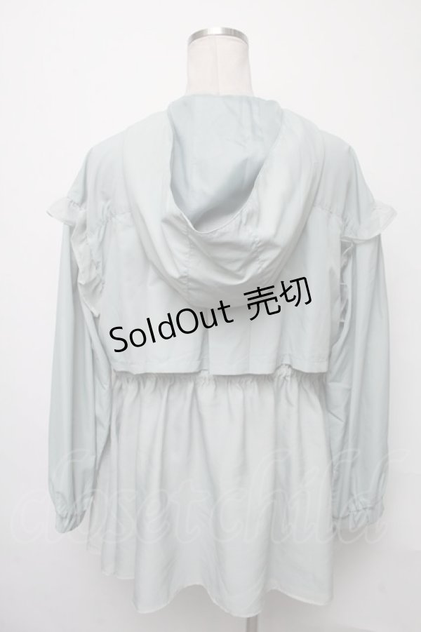 画像2: axes femme POETIQUE / ミリタリーフーディーブルゾン  ミント S-25-03-23-1022-AX-TO-HR-ZS (2)