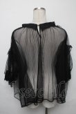 画像2: axes femme POETIQUE / チュールトップス  黒 S-25-03-23-1030-AX-TO-HR-ZS (2)