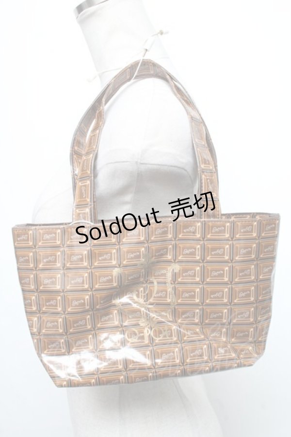 画像1: Q-pot. / チョコレートミニトートバッグ  ブラウン S-25-03-23-033-QP-BG-AS-ZS (1)
