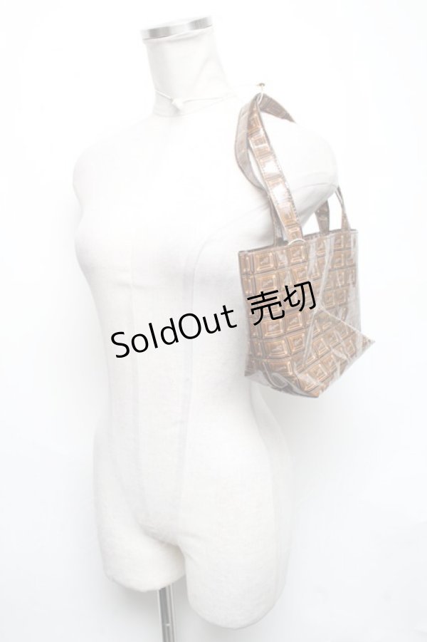 画像2: Q-pot. / チョコレートミニトートバッグ  ブラウン S-25-03-23-033-QP-BG-AS-ZS (2)