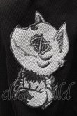 画像3: NieR Clothing / 刺繍カーディガン風プルオーバー  黒 S-25-03-25-040-PU-TO-HR-ZS (3)
