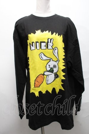 画像: NieR Clothing / プリントTシャツ  黒 S-25-03-25-042-PU-TO-AS-ZI