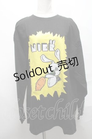 画像: NieR Clothing / プリントTシャツ  黒 S-25-03-25-042-PU-TO-AS-ZI