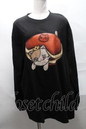 画像: NieR Clothing / プリントTシャツ  黒 S-25-03-25-046-PU-TO-AS-ZI