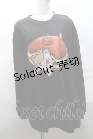 画像: NieR Clothing / プリントTシャツ  黒 S-25-03-25-046-PU-TO-AS-ZI