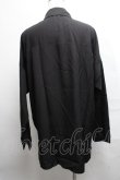 画像2: NieR Clothing / ちゃむちゃむカラーネクタイ付きシャツ  黒ｘ紫 S-25-03-25-055-PU-BL-HR-ZS (2)