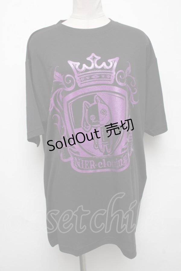 画像1: NieR Clothing / プリントTシャツ  黒 S-25-03-25-056-PU-TO-AS-ZS (1)