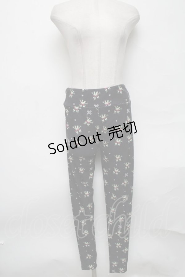 画像1: NieR Clothing / ブルくんプリントレギンス   S-25-03-25-079-PU-PA-HR-ZS (1)