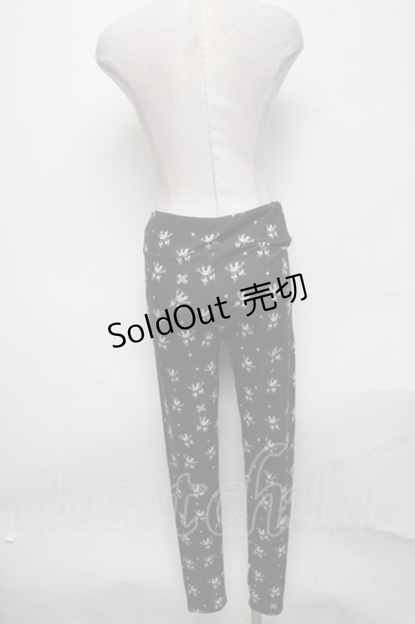 画像2: NieR Clothing / ブルくんプリントレギンス   S-25-03-25-079-PU-PA-HR-ZS (2)