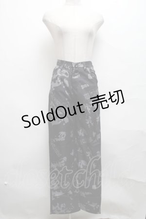 画像: NieR Clothing / 転写プリントパンツ   S-25-03-25-082-PU-PA-HR-ZS